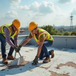 replacing a commercial flat roof